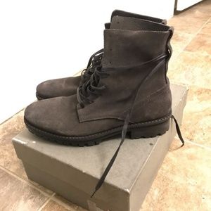 NWT Suede Neptune All Saints boots